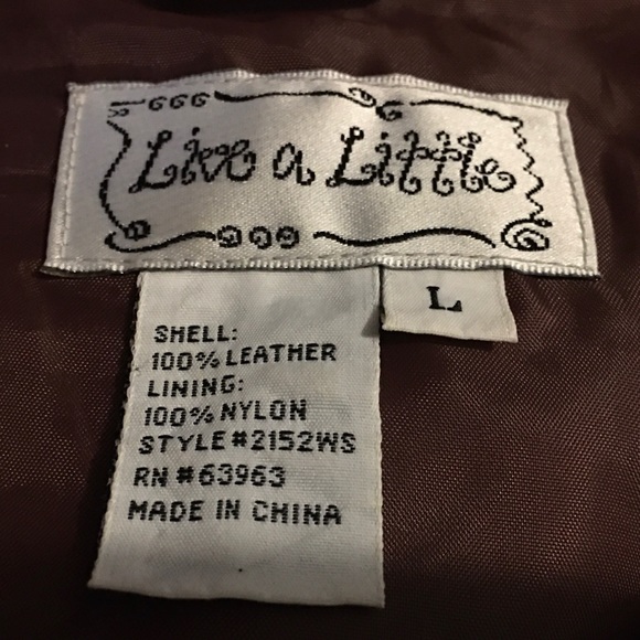 Live A Little- Women’s suede leather jacket - Picture 7 of 7